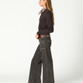 GREY TROUSERS POCKET SEAMS