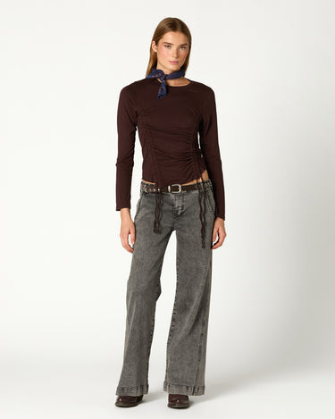 PANTALÓN NN BORDADO GRIS