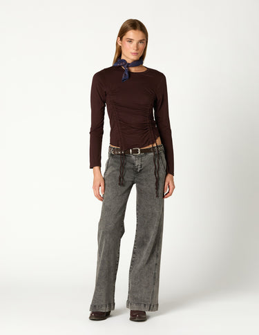 PANTALÓN NN BORDADO GRIS