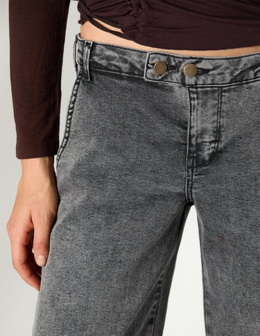 PANTALÓN NN BORDADO GRIS