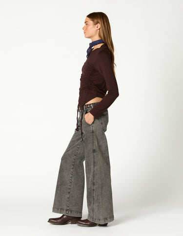 PANTALÓN NN BORDADO GRIS