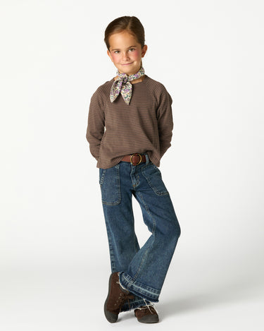 WIDE LEG DENIM PANTS