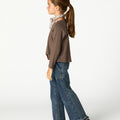 WIDE LEG DENIM PANTS