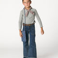 WIDE LEG DENIM PANTS