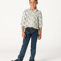 FLARED DENIM JEANS