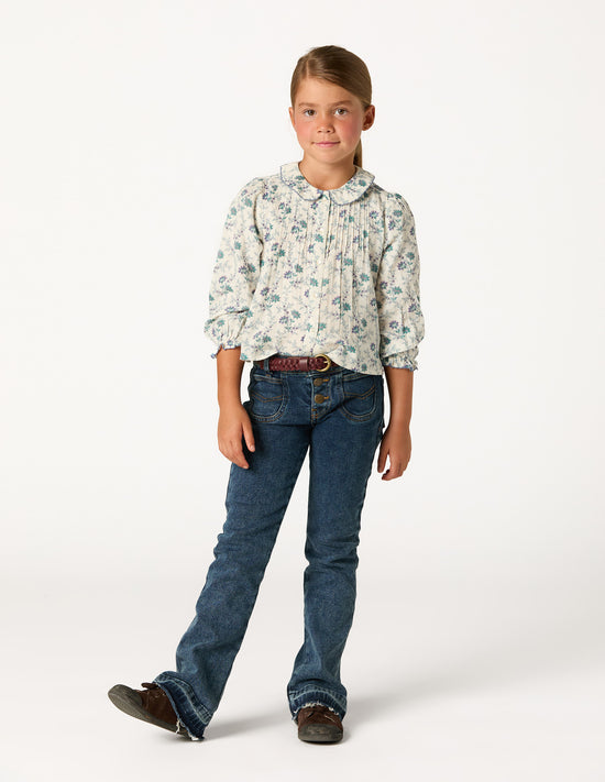 FLARED DENIM JEANS