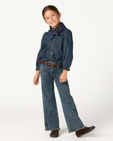 DENIM POCKET TROUSERS