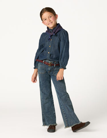 DENIM POCKET TROUSERS