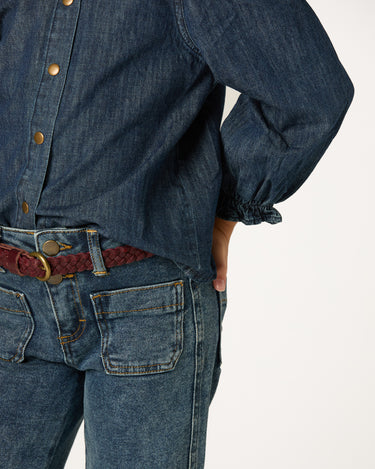 DENIM POCKET TROUSERS