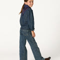 DENIM POCKET TROUSERS