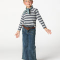 DENIM POCKET TROUSERS