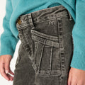 PANTALÓN GRIS BOLSILLOS COSTURAS