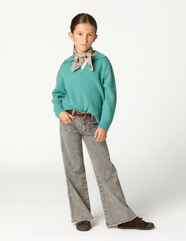 PANTALÓN BOLSILLO CRUZADO GRIS