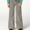 GRAY CROSSED POCKET TROUSERS