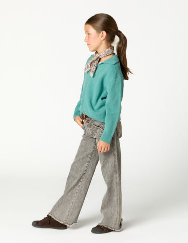 PANTALÓN BOLSILLO CRUZADO GRIS