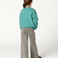 GRAY CROSSED POCKET TROUSERS