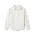 WHITE LINEN SHIRT