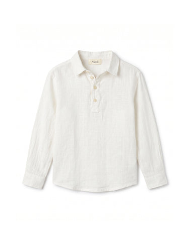 WHITE LINEN SHIRT