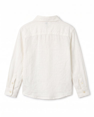 WHITE LINEN SHIRT