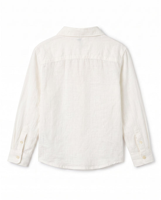WHITE LINEN SHIRT