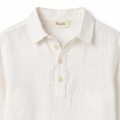 WHITE LINEN SHIRT