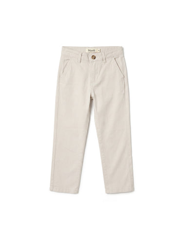 LONG SAND CHINO TROUSERS