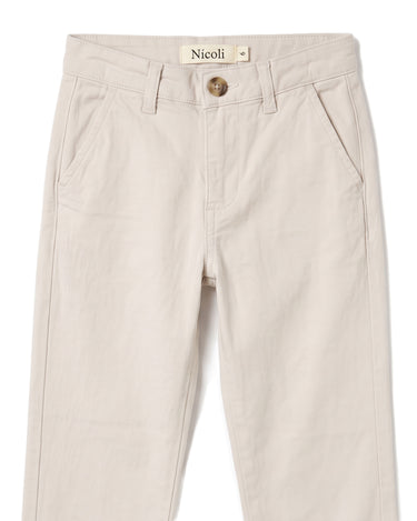 LONG SAND CHINO TROUSERS