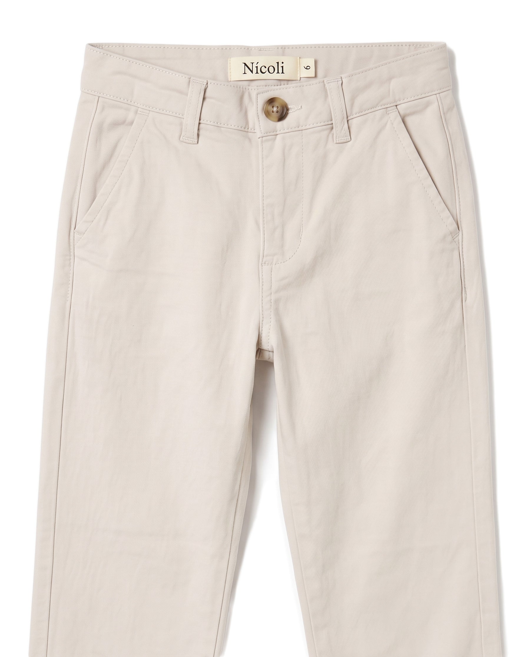 LONG SAND CHINO TROUSERS
