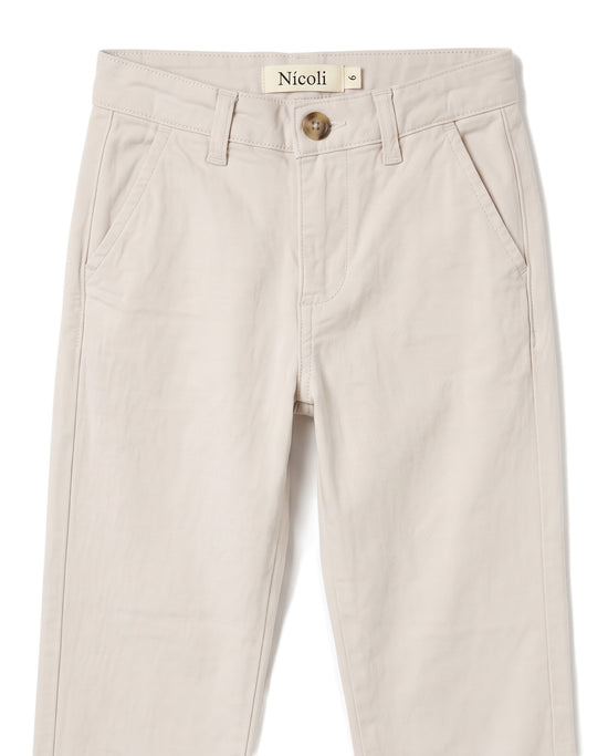 LONG SAND CHINO TROUSERS