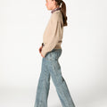 PANTALÓN AZUL BOLSILLOS COSTURAS