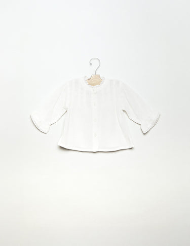 RAW PLEATED SHIRT