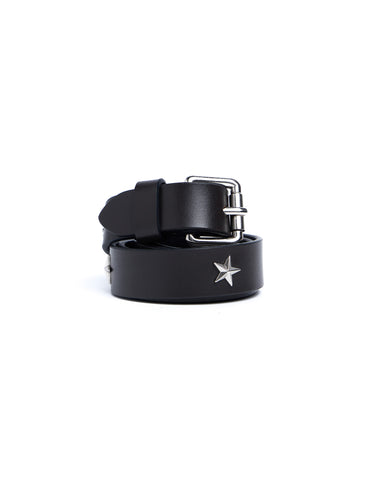 BLACK BELT WITH SILVER STARS