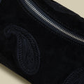 PAISLEY SMOKE SUEDE BAG