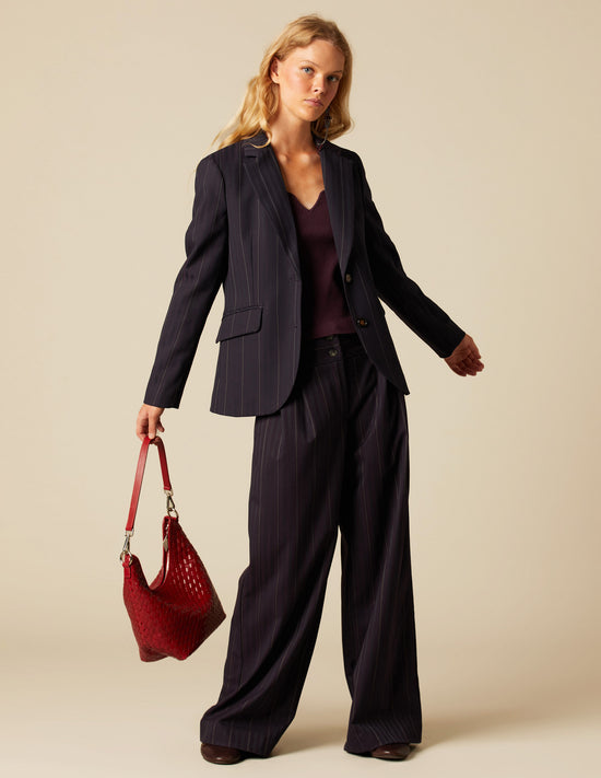 MULBERRY STRIPE BLAZER