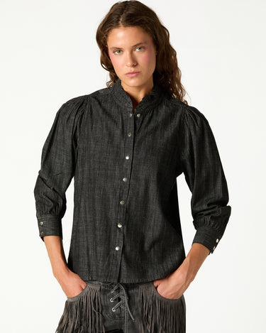 CAMISA VAQUERA NEGRA