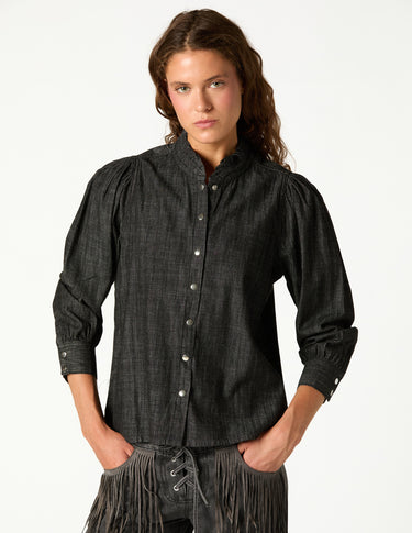 CAMISA VAQUERA NEGRA