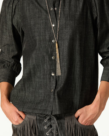 CAMISA VAQUERA NEGRA