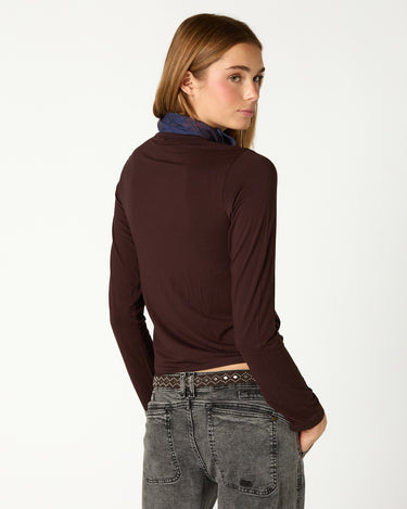MOOR STRAPPY GATHERED TOP