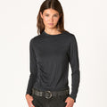 CAMISETA BOTONES LATERALES SMOKE