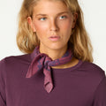 SIDE BUTTON T-SHIRT AMETHYST