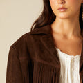 SUEDE FRINGED JACKET