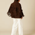 SUEDE FRINGED JACKET