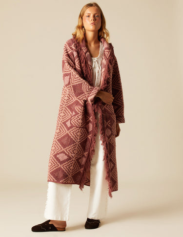 FRINGED COAT