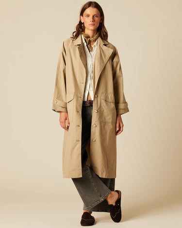 SAND TWILL COAT