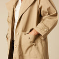 SAND TWILL COAT