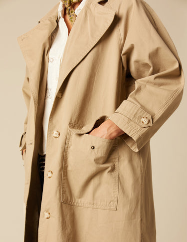 SAND TWILL COAT