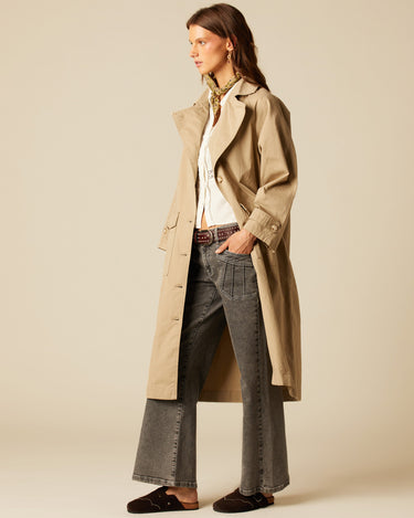 SAND TWILL COAT