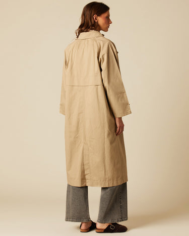 SAND TWILL COAT