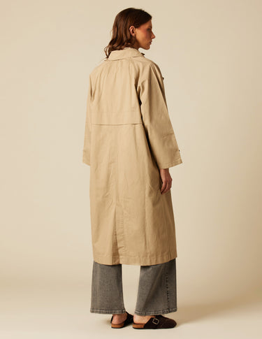 SAND TWILL COAT