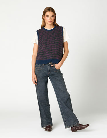 DENIM TACHA TRABILLA AZUL